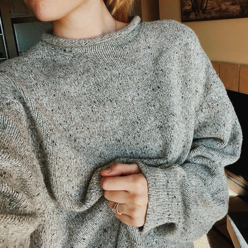 Wool rich vintage sweater
